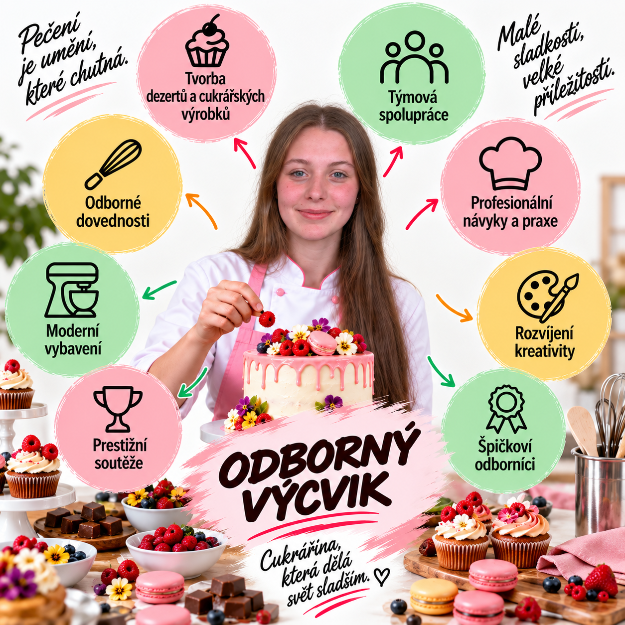 Cukrář — praxe